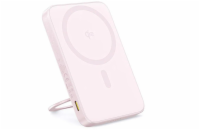 Bezdrátová powerbanka Baseus PicoGo Qi2 5000mAh, 20W růžová