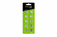Green Cell Blister 10x Lithium Battery CR1620 3V 70mAh Button