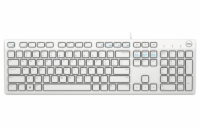 DELL klávesnice KB216/ multimediální/ Azerty/ Francouzská/ USB/ drátová/ bílá