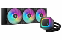 DEEPCOOL vodní chladič LE360 V2 / 3x120 PWM ARGB fan / displej / černý