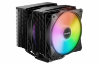 Be quiet! chladič CPU PURE ROCK PRO 3 LX Black / 2x120mm PWM ARGB fan / 6xheatpipe / černý