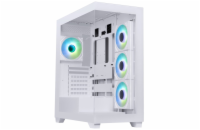 BitFenix skříň CETO / ATX / 4x 120mm ARGB fan / 2x USB 3.0 / USB-C / tvrzené sklo / bílá