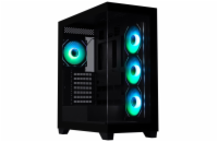 BitFenix skříň CETO / ATX / 4x 120mm ARGB fan / 2x USB 3.0 / USB-C / tvrzené sklo / černá