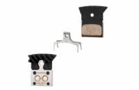 brzdové destičky Shimano L04C-MF kov+chladič Flat mount 1 pár