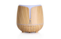 Aroma difuzér s bluetooth reproduktorem a osvětlením Airbi SONIC - světlé dřevo