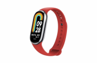 Silikonový řemínek FIXED Silicone Strap pro Xiaomi Mi Band 8/Smart Band 9, červený
