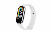 Silikonový řemínek FIXED Silicone Strap pro Xiaomi Mi Band 8/Smart Band 9, bílý