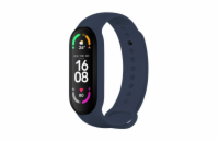 Silikonový řemínek FIXED Silicone Strap pro Xiaomi Band 7/ Mi Band 6/ Mi Band 5, modrý