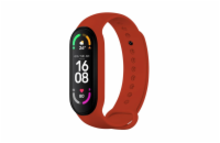 Silikonový řemínek FIXED Silicone Strap pro Xiaomi Band 7/ Mi Band 6/ Mi Band 5, červený