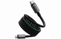 Datový magnetický kabel Baseus Tungsten Gold USB-C/USB-C 1m 100W černý