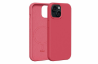 Silikonové TPU pouzdro Etteri Mag pro iPhone 15 raspberry