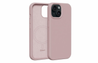 Silikonové TPU pouzdro Etteri Mag pro iPhone 15 světle růžové