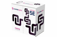 Conexpro UTP kabel venkovní, CAT5e, PE, 24 AWG, 305m, černý
