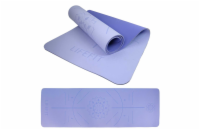 Podložka LIFEFIT YOGA MAT RELAX DUO, 183x58x0,6cm, modrá