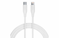 Datový kabel Allity AUC-02 USB-C/Lightning 1m 27W bílý