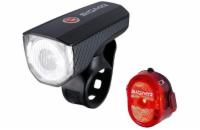 SIGMA světlo set - přední + zadn AURA 40 USB + NUGGET II.