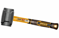 Ingco HRUH8816 Kladivo gumové černé 450g sklolaminát