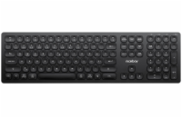 KBC Niceboy OFFICE K30, bezdrátová multimediální klávesnice, nízkoprofilová, USB, CZ, černá