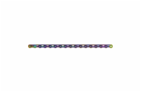 BPA Řetěz SRAM RED E1 FLATTOP RAINBOW 114ČL. se spojkou POWERLOCK 12S 1PC