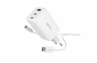 Epico UltraBoost EA40 65W GaN Wall Charger Bundle with USB-C to USB-C 1.2m Cable - bílá