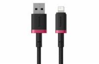 Rychlonabíjecí kabel Baseus Dura USB/Lightning 2m 2.4A červeno černý