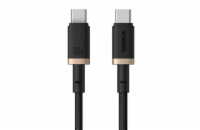 Rychlonabíjecí kabel Baseus Dura USB-C/USB-C 1m 100W černo zlatý