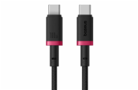 Rychlonabíjecí kabel Baseus Dura USB-C/USB-C 1m 100W červeno černý