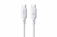 Rychlonabíjecí kabel Baseus Silky USB-C/USB-C 1m 100W bílý