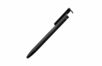 Propiska 3v1 se stylusem a stojánkem FIXED Pen, antibakteriální povrch, hliníkové tělo, černá