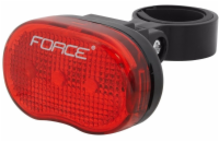 FORCE světlo zadní TRI - 3 diody + baterie