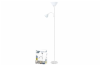 Platinet PFLF066W podlahová lampa E27 + E14, bílá
