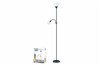 Platinet PFLF066B podlahová lampa E27 + E14, černá