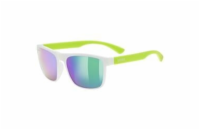 Sluneční brýle UVEX ROOKIE WHITE-LIME M./MIR.GREEN 