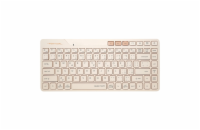A4tech FStyler FBK26C AS, bezdrátová Dual mode Bluetooth+2,4G klávesnice, CZ, caffe latte