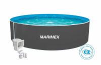 Marimex Bazén Orlando 4,57x1,07 m - ŠEDÝ, bazén, fólie, skimmer