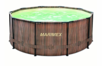 Marimex Bazén Florida 3,05x0,91 m se skimmerem - motiv TEAK