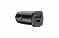 Nabíječka do auta Baseus 30W 1x USB,1x USB-C černá