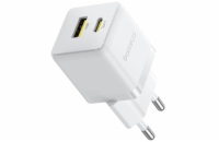 Nabíječka do sítě Baseus Palm 30W, 1xUSB, 1xUSB-C bílá