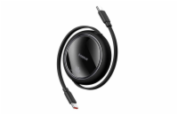 Navíjecí kabel Baseus Free2Pull USB-C/USB-C s nastavitelnou délkou až 1m 100W černý