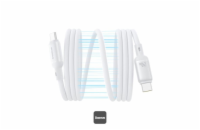 Kabel Baseus PicoGo magnetic USB-C/USB-C 1m 240W bílý