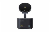 Dokovací stanice 7v1 Baseus MagPro 100W/15W Qi2, 2xUSB-C, 2xUSB, 1xHDMI, SD/microSD slot černá