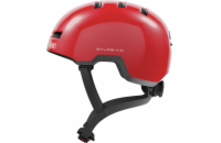 Abus Skurb Kid shiny red vel.M (50-55) / dětská helma