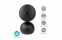 Nedis WIFICI22CBK - SmartLife Vnitřní Kamera| Wi-Fi | Full HD 1080p | Onvif | Se snímačem pohybu | Noční vidění