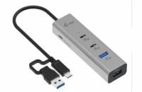 i-tec Universal Charging Metal HUB 2x USB-C + 2x USB-A Port, PD 85W