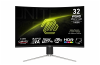 MSI MAG/325CQRXF E2/31,5"/VA/QHD/240Hz/0,5ms/Blck-Slvr/2R