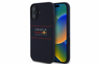 Red Bull Silicone Horizontal Logo MagSafe Zadní Kryt pro iPhone 16 Plus Navy Vstupte do světa rychlosti a preciznosti s originálním krytem Oracle Red Bull Racing, který přináší špičkovou ochranu pro 