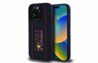 Red Bull Silicone Vertical Logo MagSafe Zadní Kryt pro iPhone 16 Pro Navy Vstupte do světa rychlosti a preciznosti s originálním krytem Oracle Red Bull Racing, který přináší špičkovou ochranu pro váš