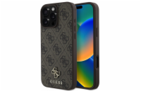 Guess PU 4G Small Metal Logo MagSafe Zadní Kryt pro iPhone 16 Pro Max Brown Prémiový zadní kryt Guess PU 4G Small Metal Logo Magafe se vyznačuje elegantním, charakteristickým 4G vzorem, doplněným o l