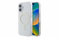 Guess IML Glitter Ring MagSafe Zadní Kryt pro iPhone 16 Plus Transparent Guess IML Glitter Ring MagSafe zadní kryt na telefon je skvělým doplňkem pro všechny milovníky stylu a praktičnosti. Tento kry