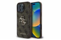 Guess PU 4G Metal Logo Zadní Kryt pro iPhone 16 Pro Max Brown Prémiový zadní kryt Guess PU 4G Metal Logo se vyznačuje elegantním, charakteristickým 4G vzorem, doplněným o logo GUESS. Kryt je vyrobený